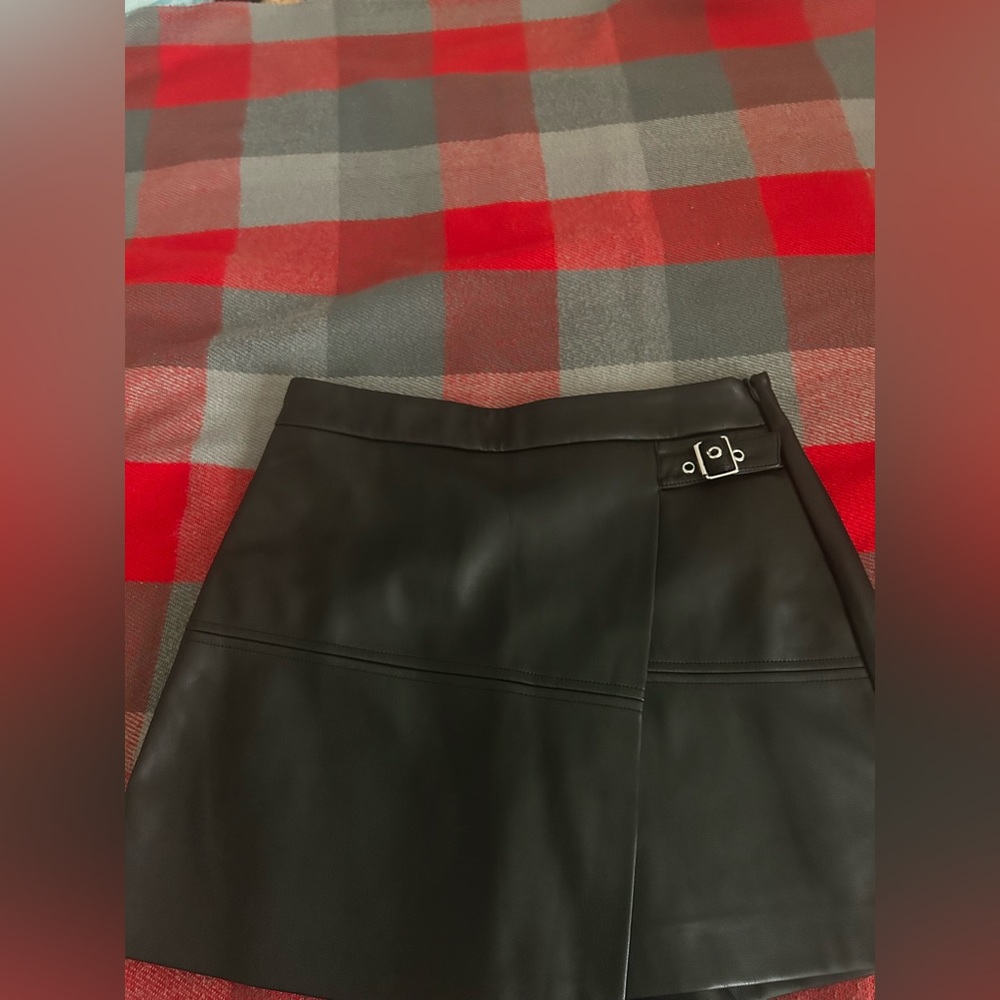 a nice leather like skort